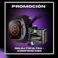 SMART WATCH T10 ULTRA + AUDIFONOS M25 / Combo Premium 2 en 1
